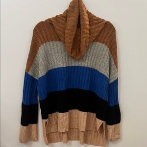 ALTAR’D‎ STATE COLORBLOCK COWL NECK SWEATER SIZE XS